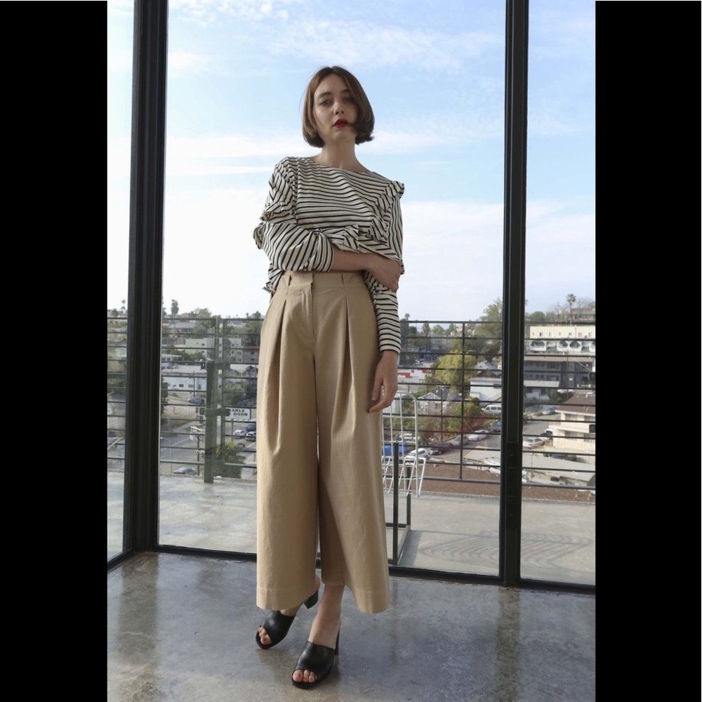 SVILU Dolman Striped Top